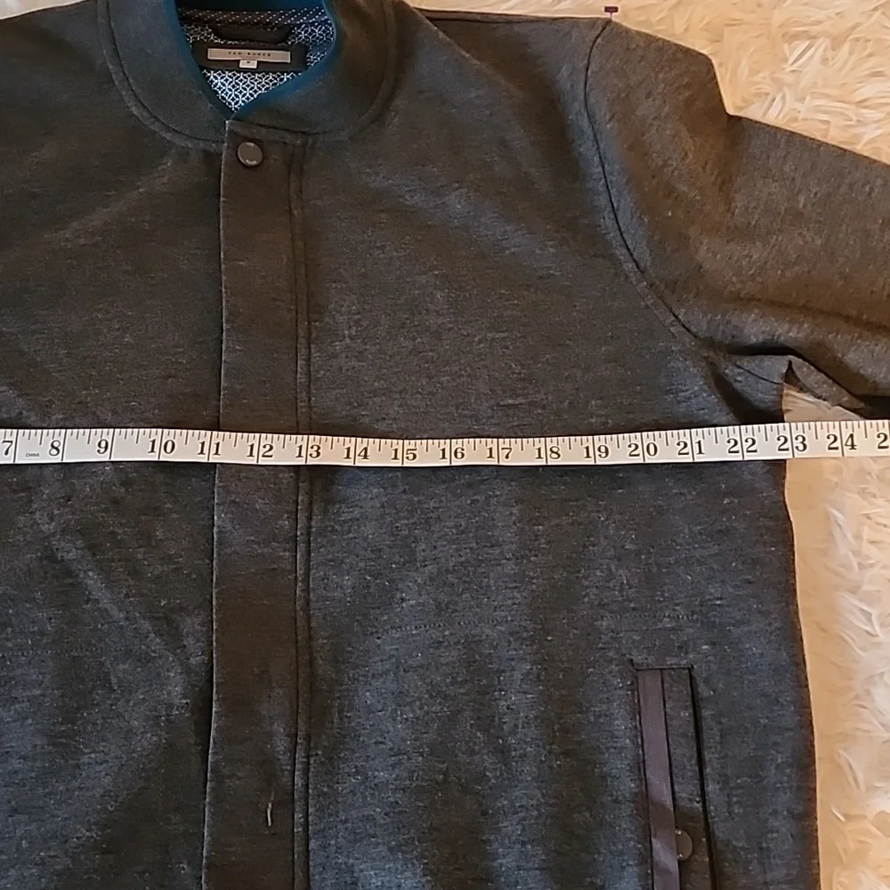Ted Baker London  Full Zip Dark Gray Sweatshirt  Jacket